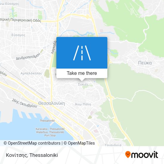 Κονίτσης map