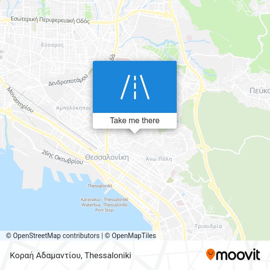 Κοραή Αδαμαντίου map