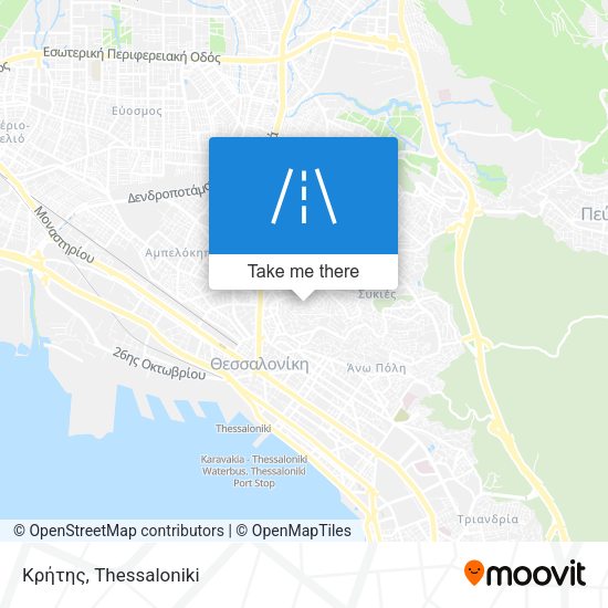 Κρήτης map