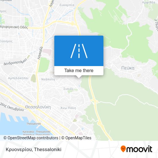 Κρυονερίου map