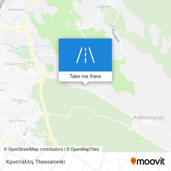 Κρυστάλλη map