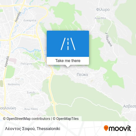 Λέοντος Σοφού map