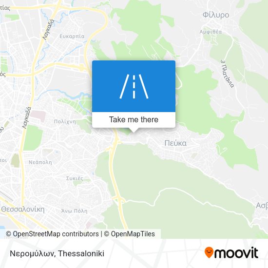 Νερομύλων map