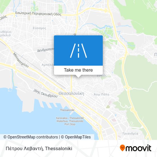 Πέτρου Λεβαντή map