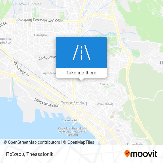 Παϊσιου map