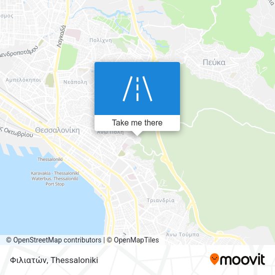 Φιλιατών map
