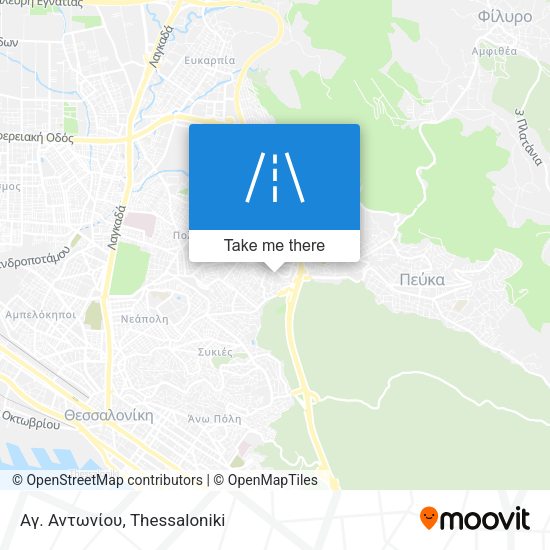 Αγ. Αντωνίου map