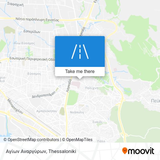 Αγίων Αναργύρων map