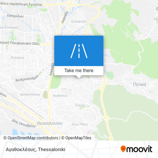 Αγαθοκλέους map