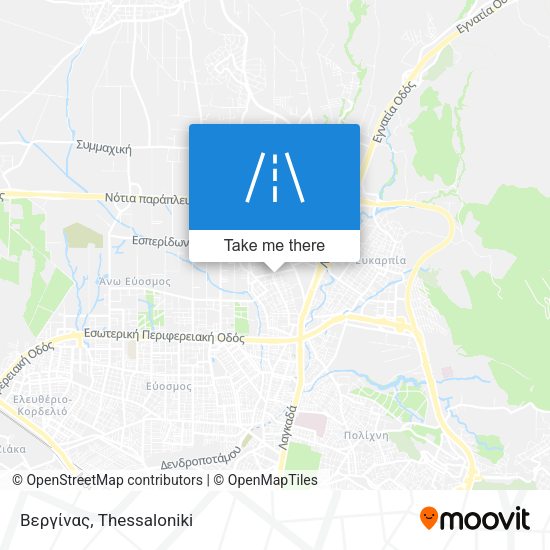 Βεργίνας map