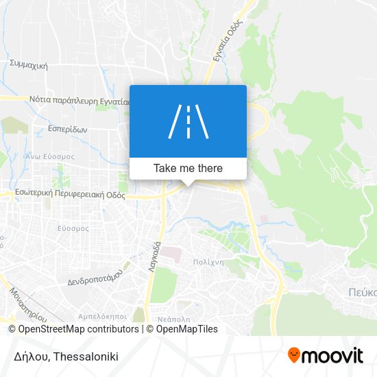 Δήλου map