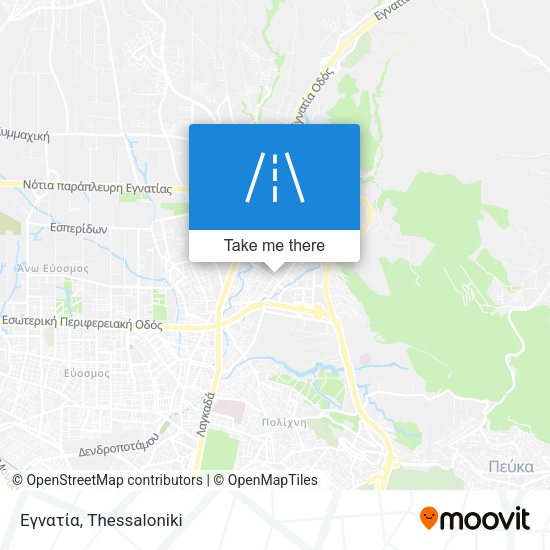 Εγνατία map