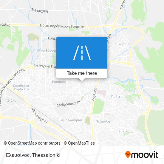 Ελευσίνος map