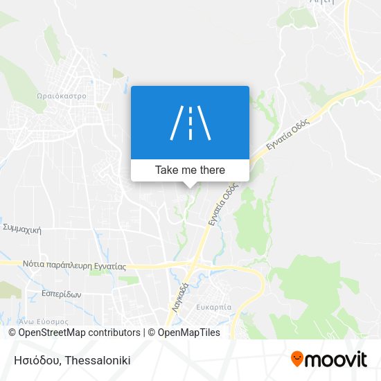 Ησιόδου map