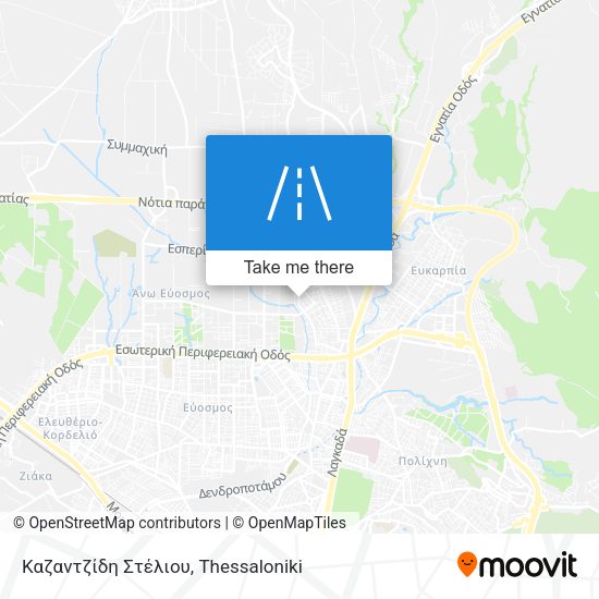 Καζαντζίδη Στέλιου map