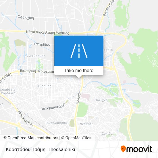 Καρατάσου Τσάμη map