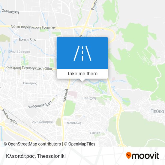 Κλεοπάτρας map