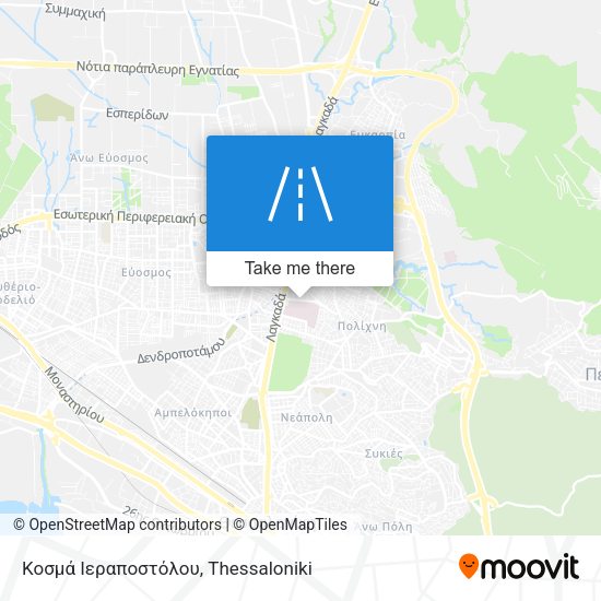 Κοσμά Ιεραποστόλου map