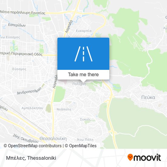 Μπέλες map