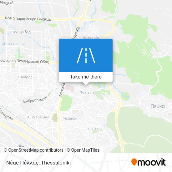 Νέας Πέλλας map