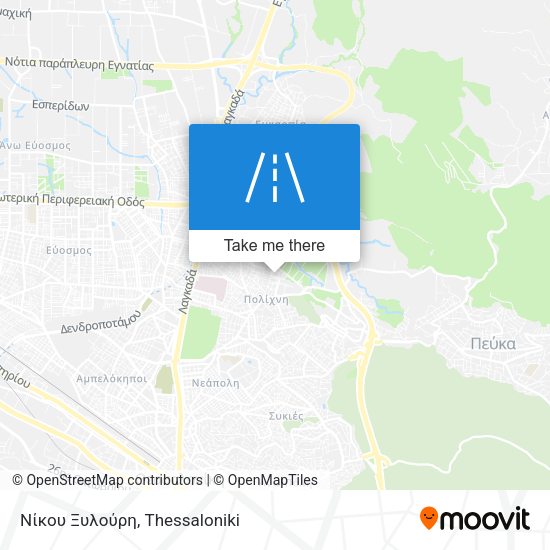 Νίκου Ξυλούρη map