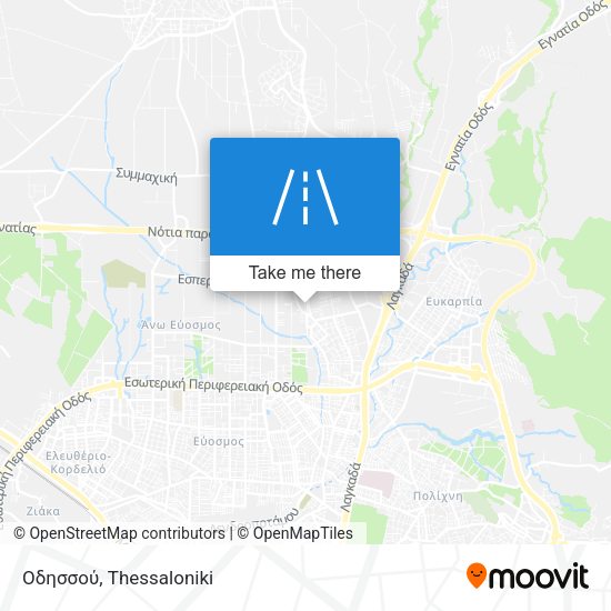 Οδησσού map