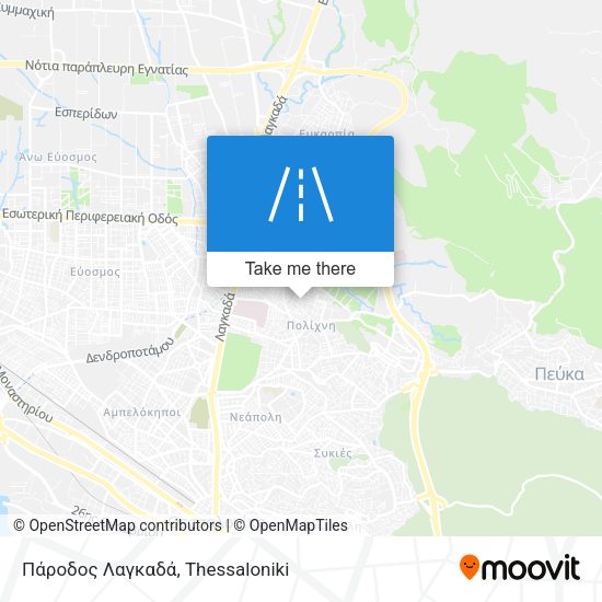 Πάροδος Λαγκαδά map