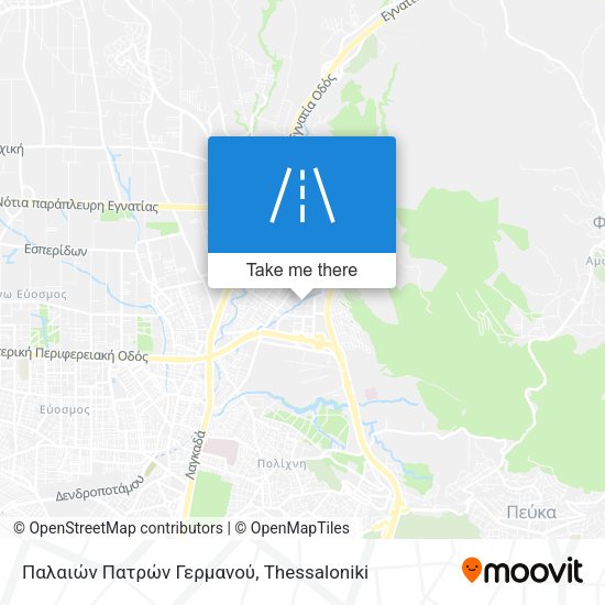 Παλαιών Πατρών Γερμανού map