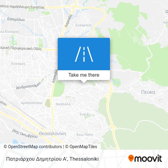 Πατριάρχου Δημητρίου Α' map