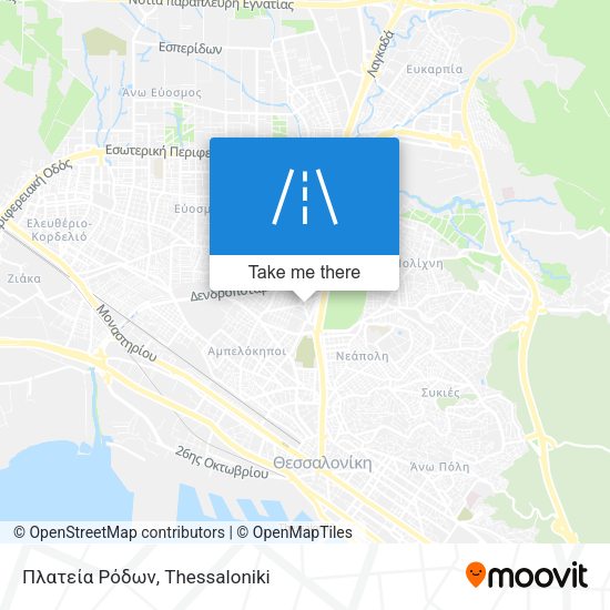 Πλατεία Ρόδων map