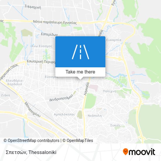Σπετσών map
