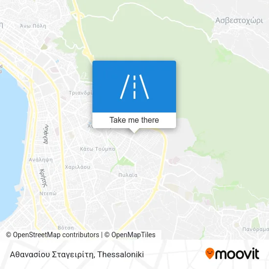Αθανασίου Σταγειρίτη map