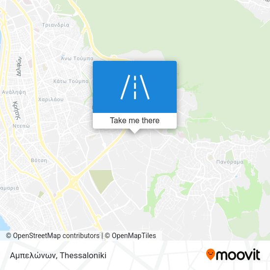 Αμπελώνων map