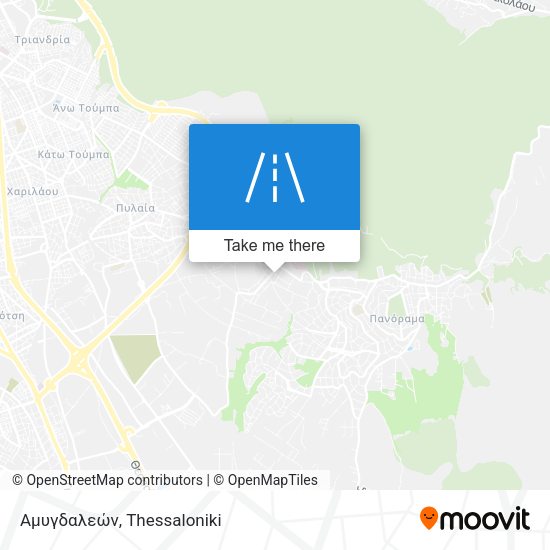 Αμυγδαλεών map