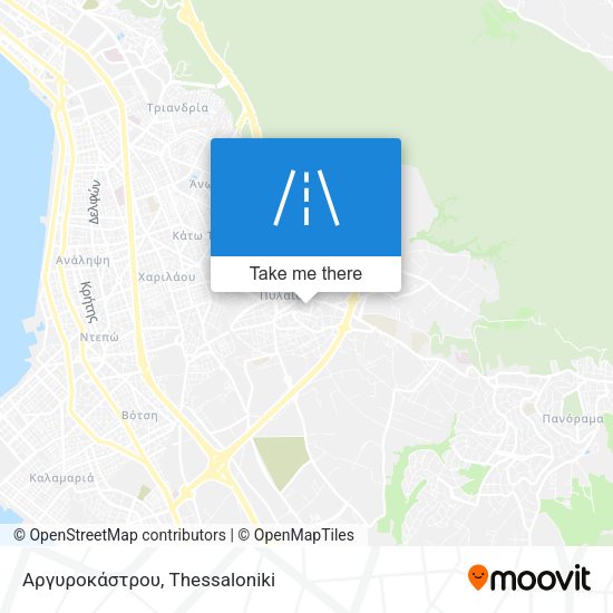 Αργυροκάστρου map