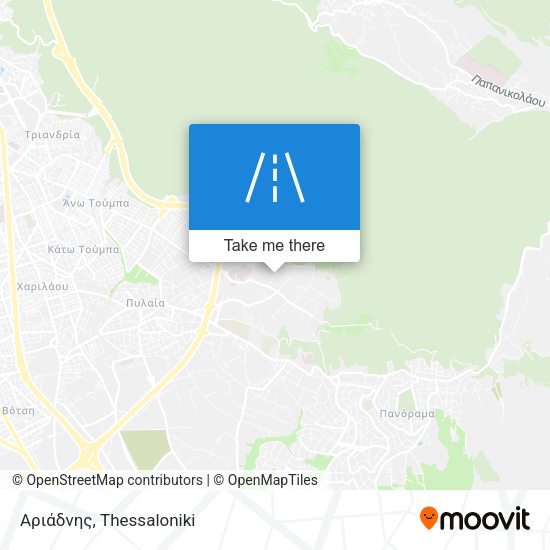 Αριάδνης map