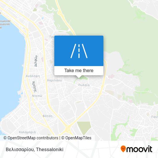Βελισσαρίου map