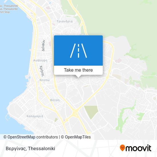 Βεργίνας map