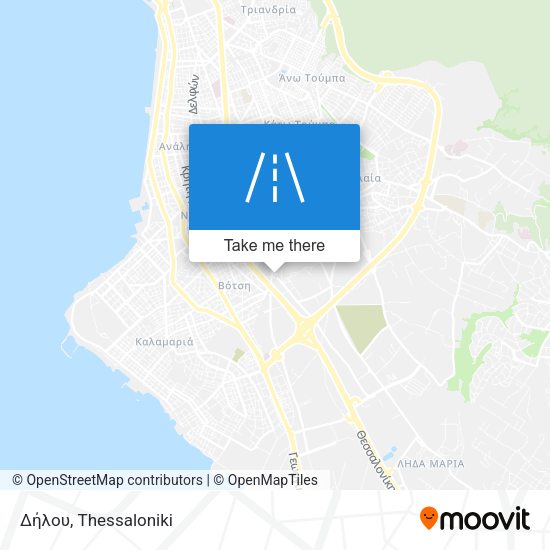 Δήλου map
