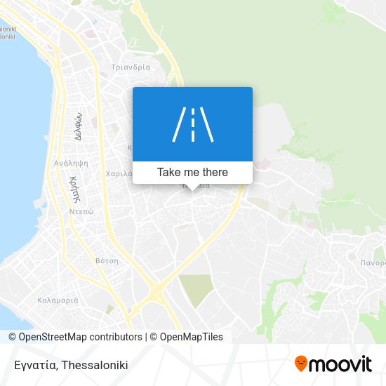 Εγνατία map
