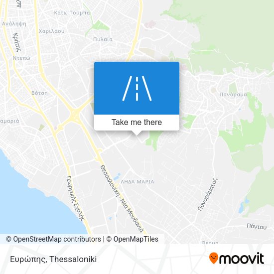 Ευρώπης map