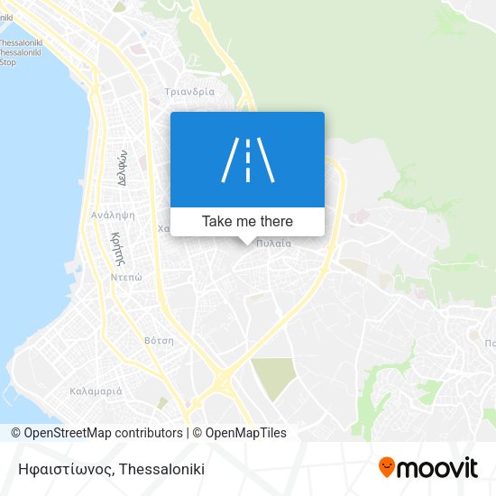 Ηφαιστίωνος map
