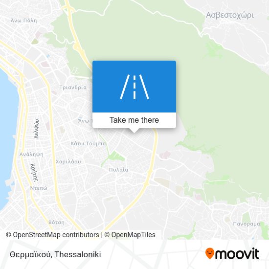 Θερμαϊκού map