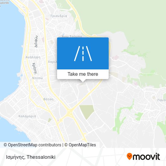 Ισμήνης map