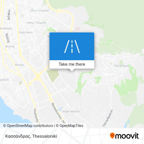 Κασσάνδρας map