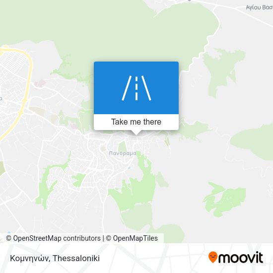 Κομνηνών map