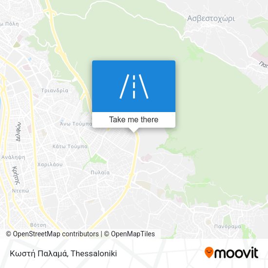 Κωστή Παλαμά map