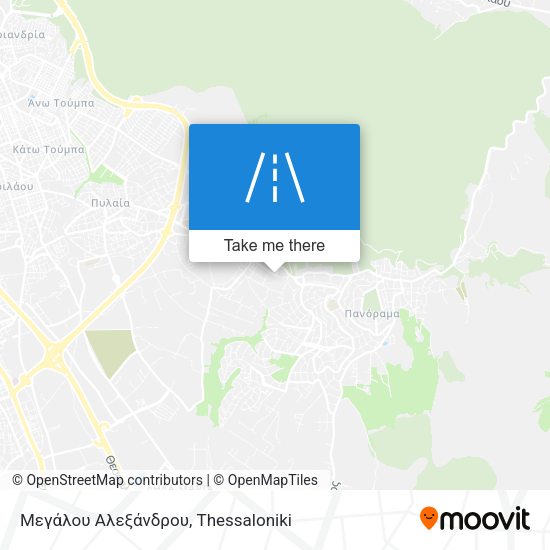 Μεγάλου Αλεξάνδρου map