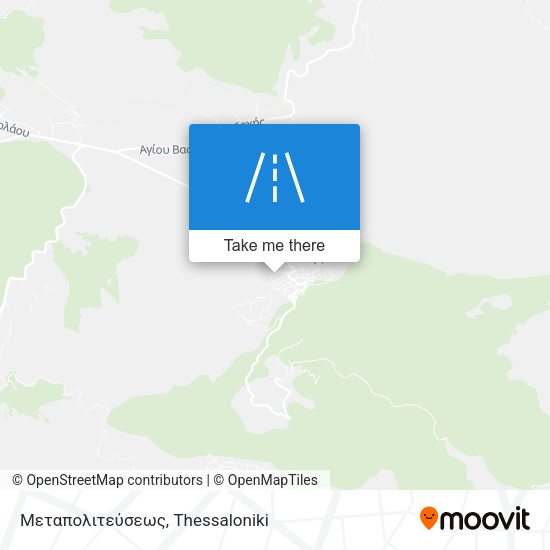 Μεταπολιτεύσεως map
