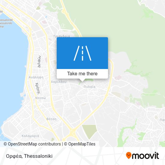 Ορφέα map